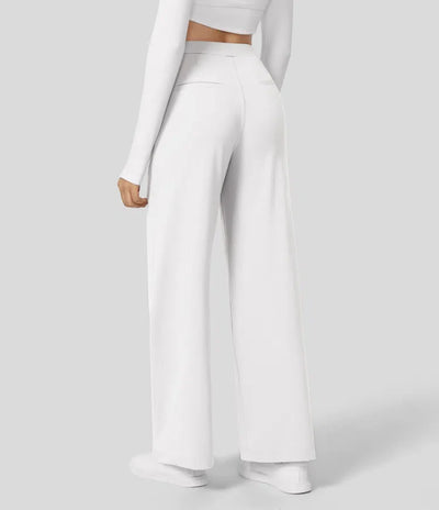 Clara Flex™ - Pleated Stretch Fabric Pants