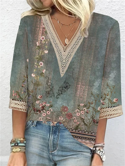 ELOISE | V-Neck Summer Blouse