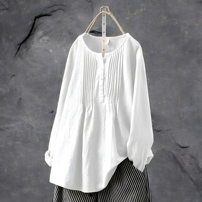 MARA | LUXE LINEN BLOUSE