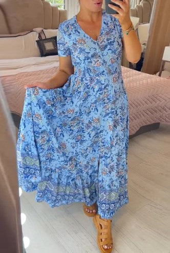 MARIELLA | ELEGANT FLORAL MIDI