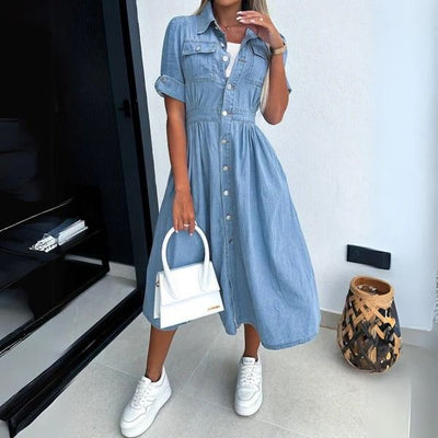 FREYA | CHIC DENIM DRESS