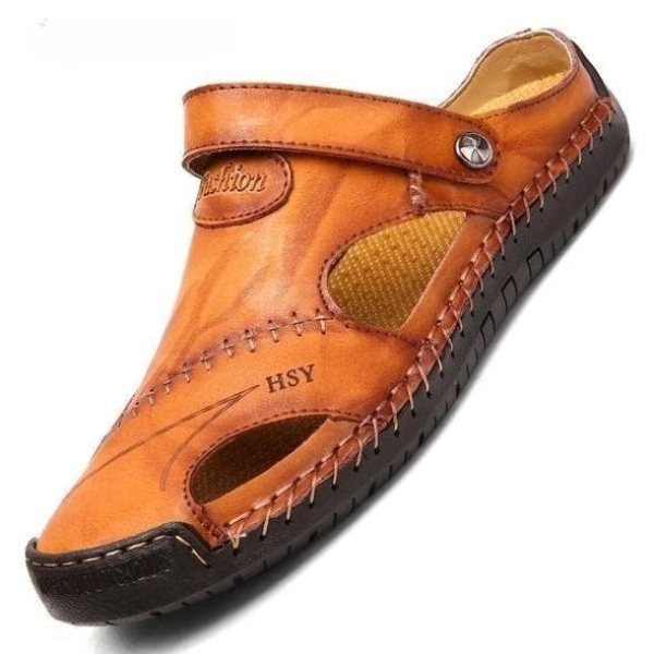 DAWSON | ORTHOPEDIC BREATHABLE MEN'S LEATHER SANDALS