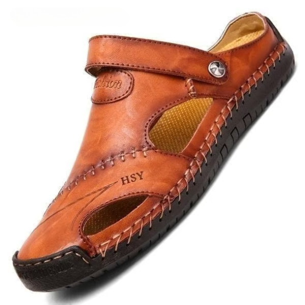 DAWSON | ORTHOPEDIC BREATHABLE MEN'S LEATHER SANDALS