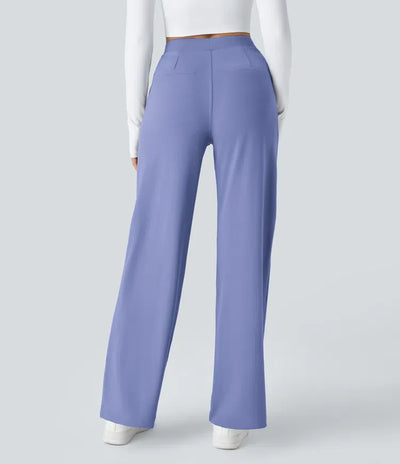 Clara Flex™ - Pleated Stretch Fabric Pants