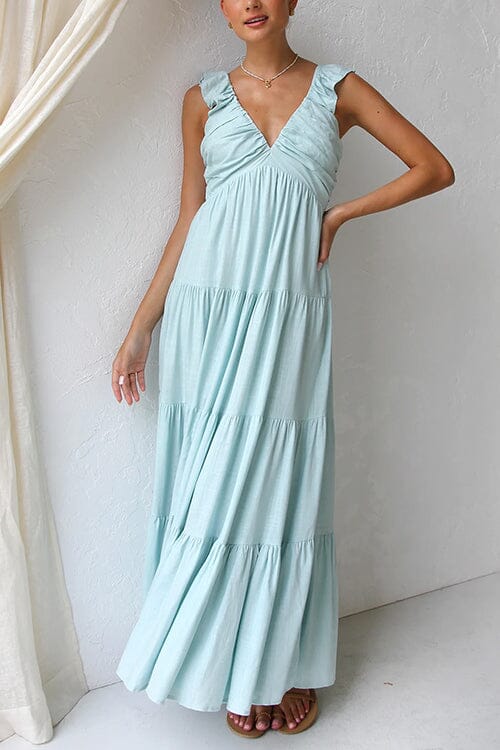 ALESSIA™ | Elegant Maxi Dress with Ruffles