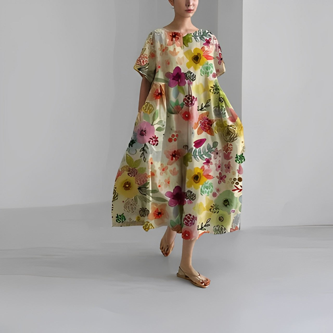 Vannesa | Bohemian Floral Spring Dress