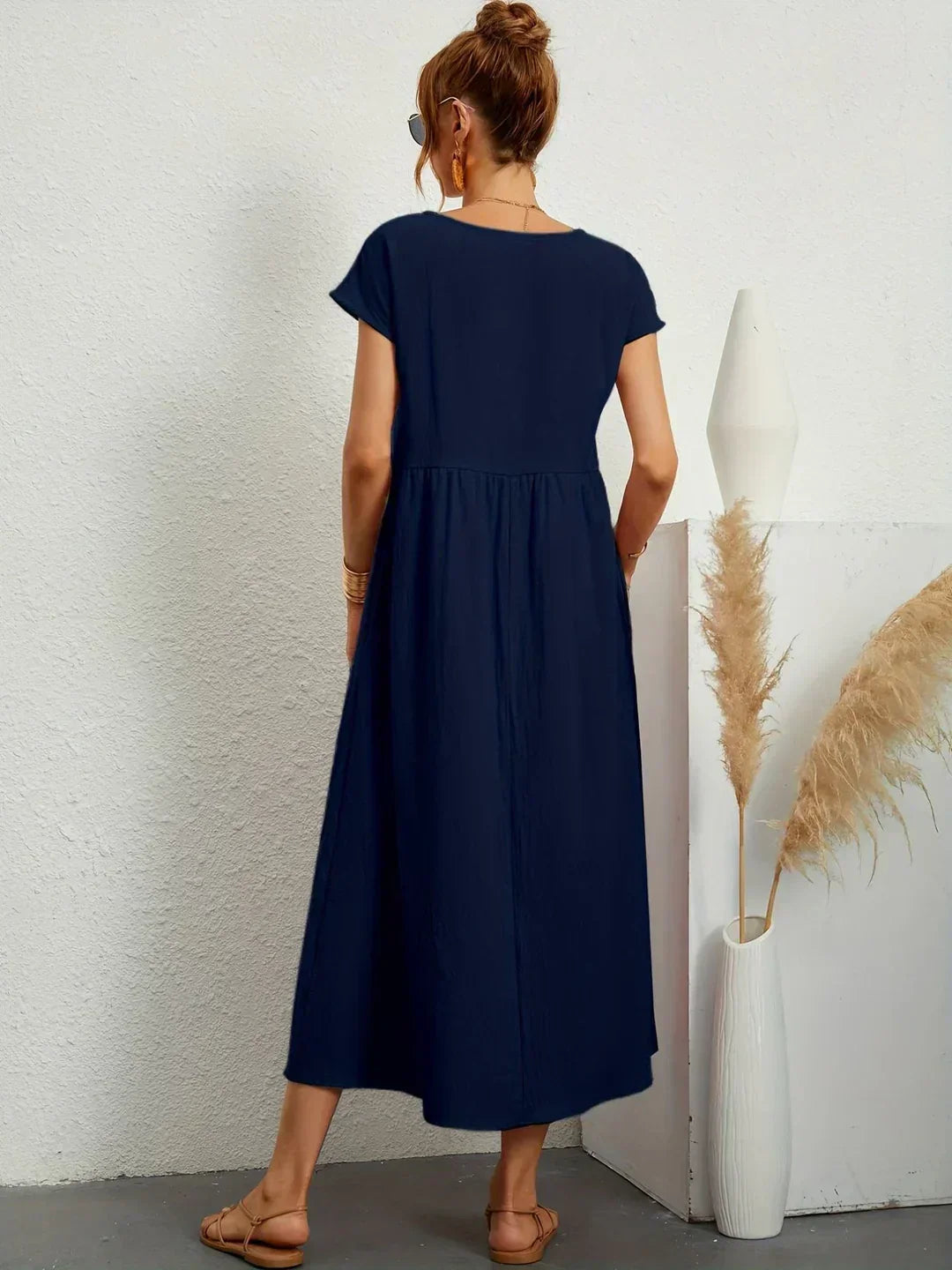 MIRA | SOFT COTTON POCKET DRESS