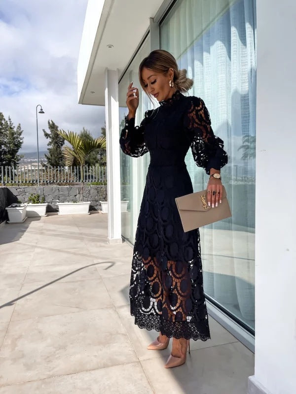 CLARA | SOPHISTICATED FRENCH LACE DRESS