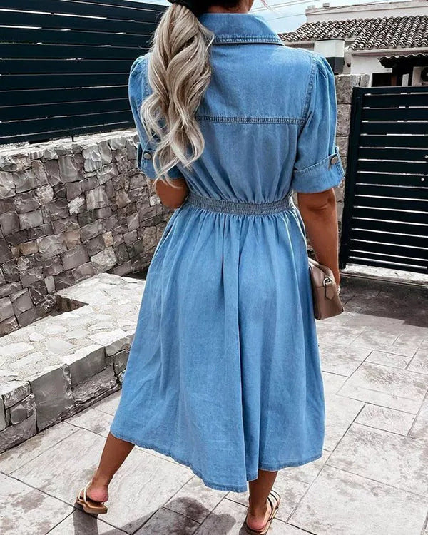 FREYA | CHIC DENIM DRESS