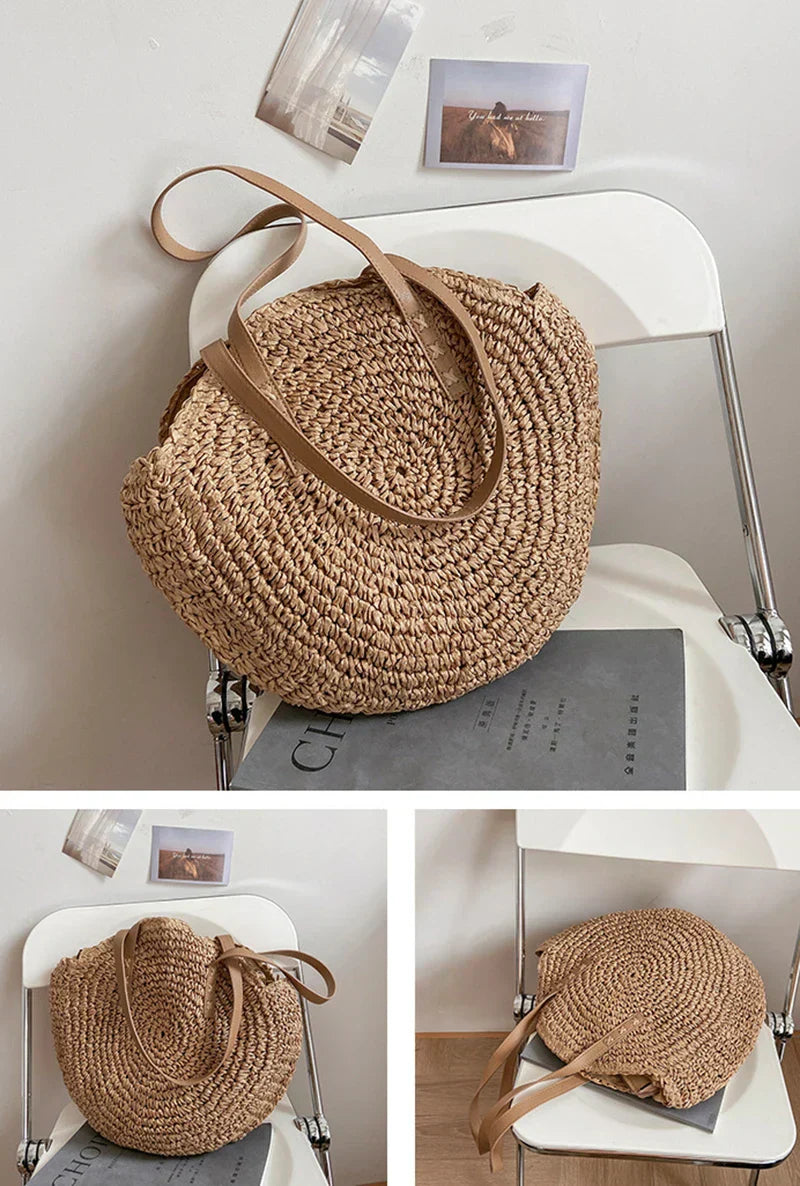 CORA - HANDMADE MULTIFUNCTIONAL STRAW HANDBAG