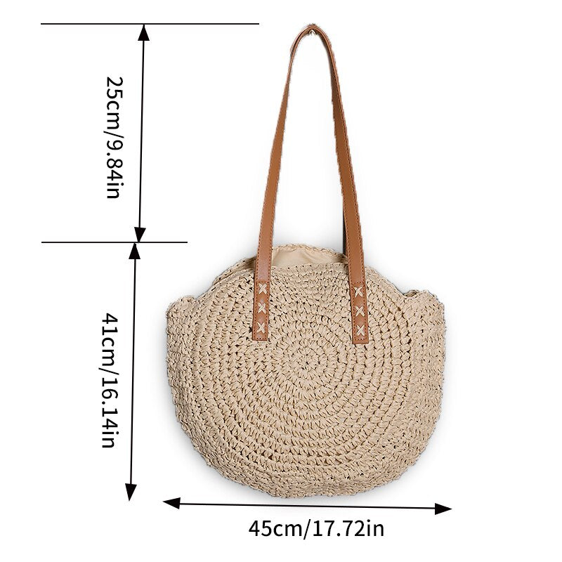 CORA - HANDMADE MULTIFUNCTIONAL STRAW HANDBAG