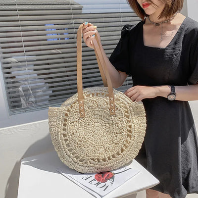 CORA - HANDMADE MULTIFUNCTIONAL STRAW HANDBAG