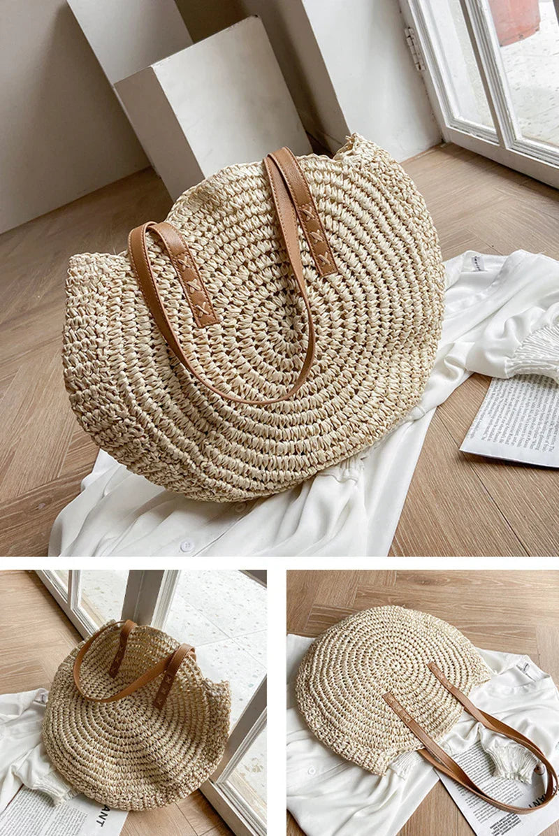 CORA - HANDMADE MULTIFUNCTIONAL STRAW HANDBAG