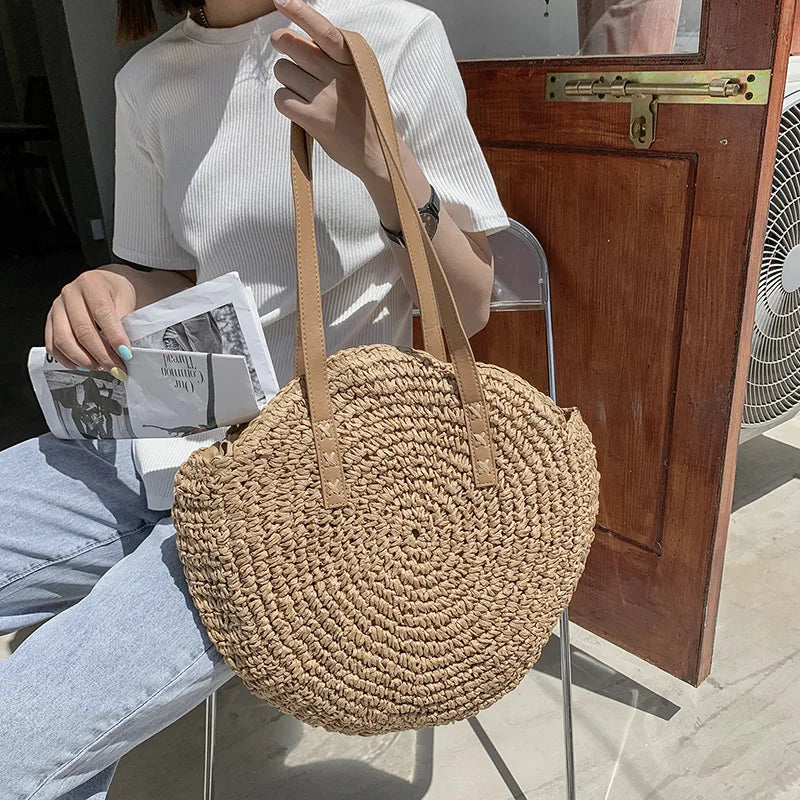 CORA - HANDMADE MULTIFUNCTIONAL STRAW HANDBAG