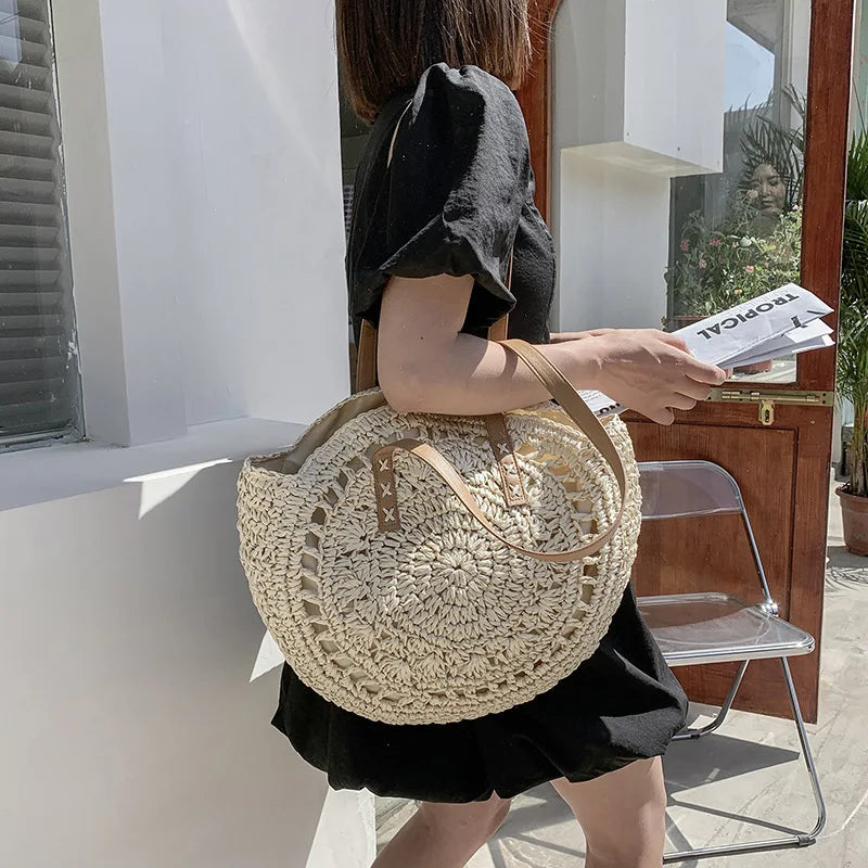 CORA - HANDMADE MULTIFUNCTIONAL STRAW HANDBAG