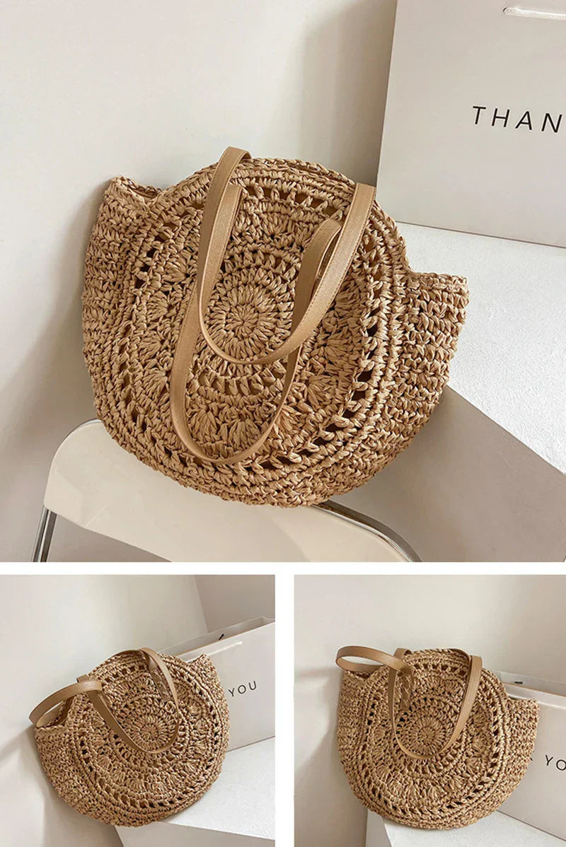 CORA - HANDMADE MULTIFUNCTIONAL STRAW HANDBAG