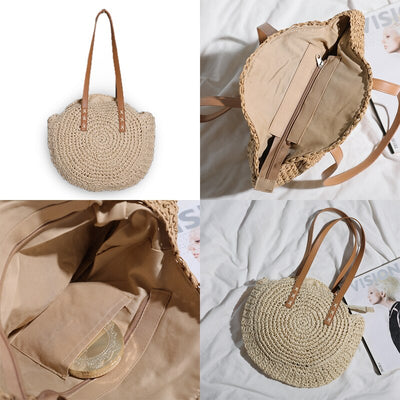 CORA - HANDMADE MULTIFUNCTIONAL STRAW HANDBAG