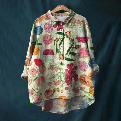 Althea | Elegant Floral Women's Shirt