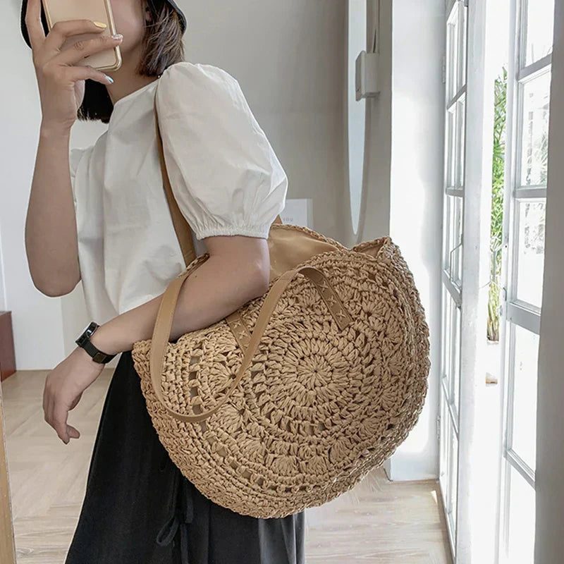 CORA - HANDMADE MULTIFUNCTIONAL STRAW HANDBAG