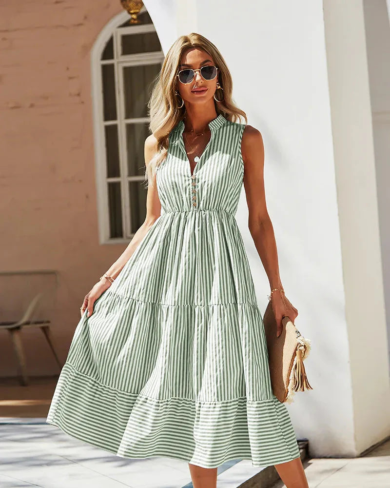 ALESSIA™ | Striped Summer Dress