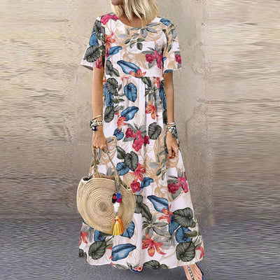 Celia | Radiant Floral Maxi Dress