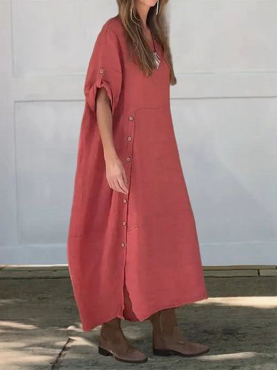 VERITY | CLASSIC LINEN DRESS