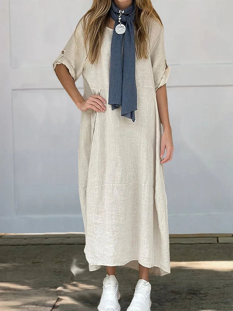 VERITY | CLASSIC LINEN DRESS