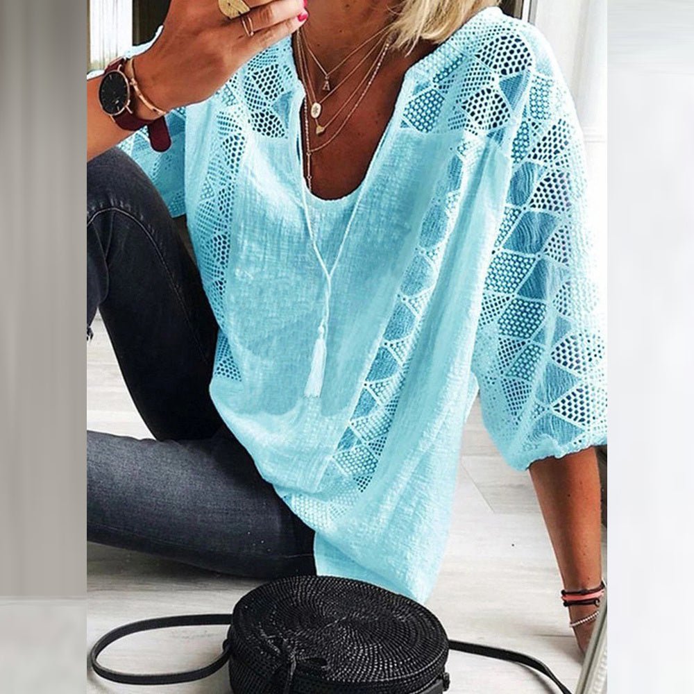 CALLA™ | BOHO CHIC CROCHET BLOUSE