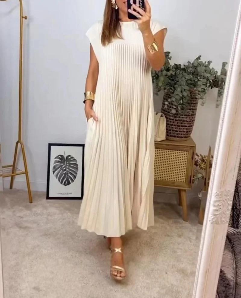 MAISIE | CLASSIC PLEATED DRESS