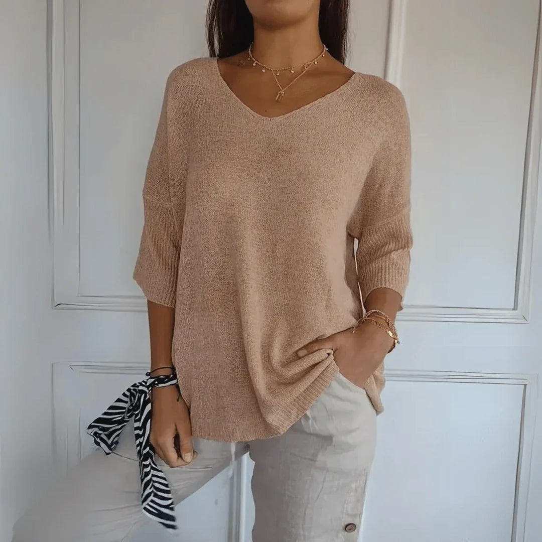 FELICITY - SOPHISTICATED KNIT SHIRT