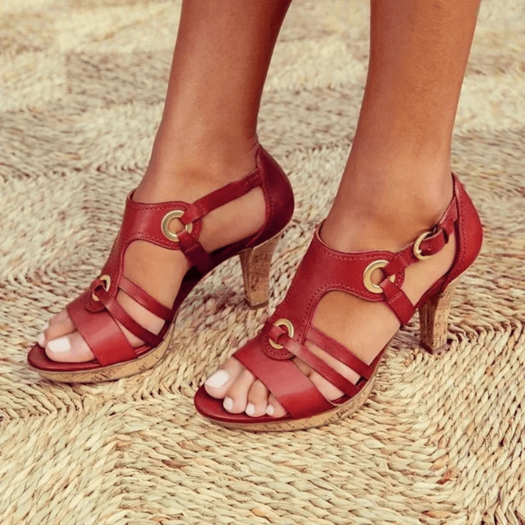 CLAUDIA -  Comfortable Heeled Sandals